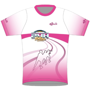 T-Shirt Simple 24H ROLLERS Pink 2026